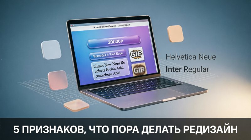 признаки что пора делать редизайн